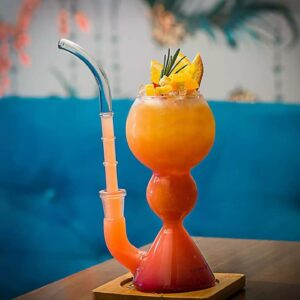 Bar Hookah Uniquely Shaped Cocktail Absinthe Straw Cup
