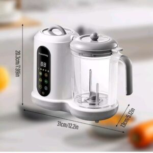 Baby Food Maker With Steamer Blender Auto Clean LED Touch Panel UK