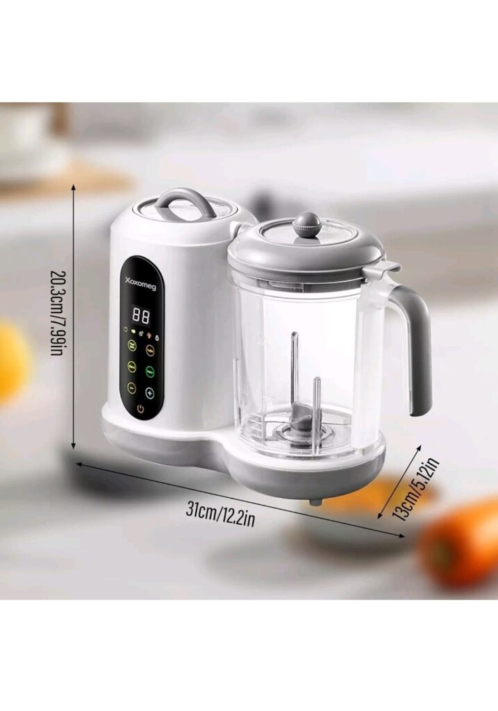 Baby Food Maker With Steamer Blender Auto Clean LED Touch Panel UK