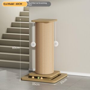 Cat Scratch Post And Cat Tree Combo, Lint-free Cat Toy