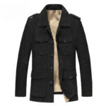 Men's Coat Shearling Fleece Faux Fur Jacket