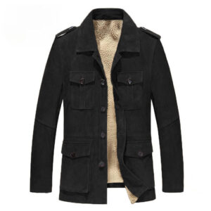 Men's Coat Shearling Fleece Faux Fur Jacket