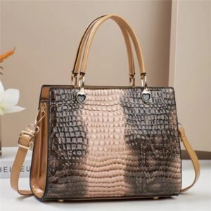 Sophisticated Versatile Commuter Tote Bag In A New Contrast-color Design