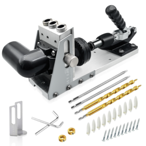 Wood Jig Pocket Hole Kit 12-33MM Drill Guide Carpentry Tool Woodworking Puncher