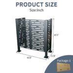 4x2 FT Air Conditioner Fence For Outdoor Units,Metal Privacy Fence Cover, Perfect To Conceal Air Conditioning Units