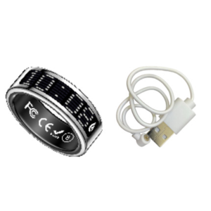 Smart Ring With Display For Counting, Heart Rate, Blood Oxygen, Pressure, Sleep, And Exercise Monitoring, Smart Bracelet For The Middle East