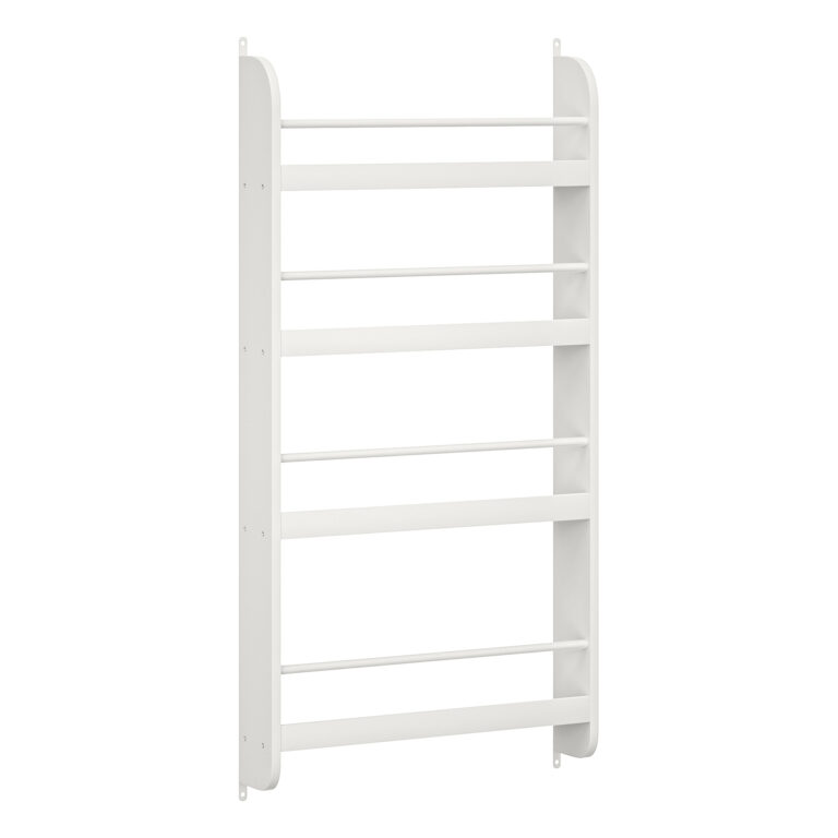 4-Tier Kids Bookshelf, Wall Mounted Kids Bookcases Organizer For Toys And Books