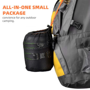 Outdoor Portable Camping Cookware Set Hiking Cooking Pot Gas Stove Tableware Kit