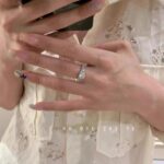 Vintage Hollow Out Lace Ring, Luxury Buccellati-Style Zircon Open Band Ring, Light High-End Vibe
