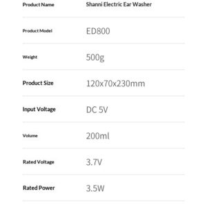 Electric Ear Cleaner White Suitable For All Skin Types