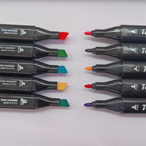 60 Color Marker Copic Pen Dual Headed Graphic Artist Sketch TOUCH Markers Set