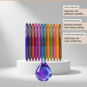 Retractable, Smooth-writing, Color-erasable Gel Pen