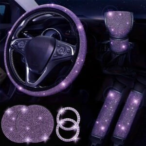 All-Season Rhinestone Car Steering Wheel Cover