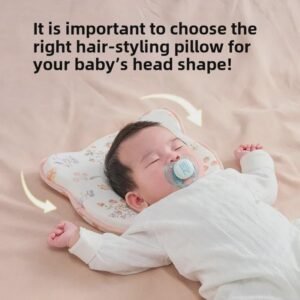 Baby Pillow Shaped Pillow,Baby Pillow 0-6 Months,Newborn Pillow Silicone Comfort Pillow