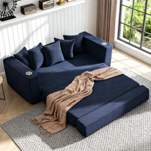 76IN Folding Convertible Sofa Bed