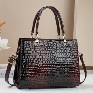 Sophisticated Versatile Commuter Tote Bag In A New Contrast-color Design