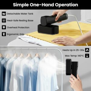 Portable Clothes Steamer, Handheld Clothes Steamer For Home Or Travel