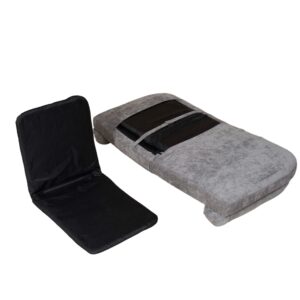 Convertible Fold-Out Single Sofa Bed,Gray,Right, The Right Part Of The Complete Product.