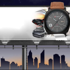 Neutral Small-dial Matte Leather Watch