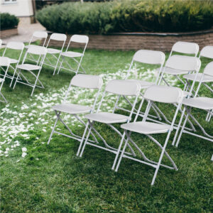 4Pcs Folding Chair, 350LBS Lightweight Foldable Plastic Chair, Reinforced Metal Frame Easy To Fold & Store For Indoor & Outdoor, Wedding, Party, Meeting Room, Patio And Garden