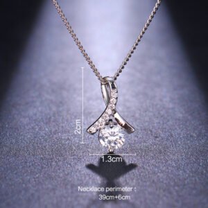 Elegant And Minimalist AAA Zircon Necklace For Girls