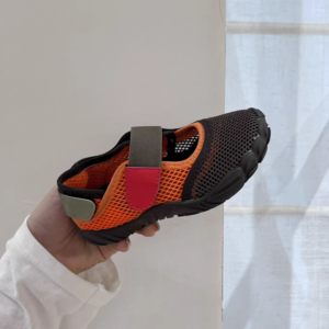 2026 New Summer Barefoot Kids Shoes, Korean Color Block Low Cut Mesh Breathable Casual Shoes For Girls