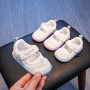 2026 Summer New Baby Anti-kick Closed Toe Sandals, Breathable Mesh Soft Sole First Walker Beach Shoes For Boys & Girls