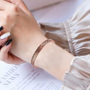 Retro Simple Pure Copper Magnetic Bracelet