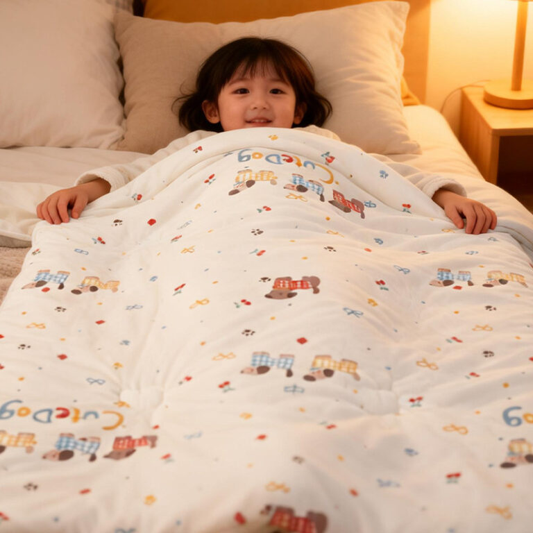 Children's Sleeping Bag Soft Cotton Quilt For Elementary School Students
