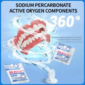 Orthodontic Denture Retainer Cleaning Tablets Braces