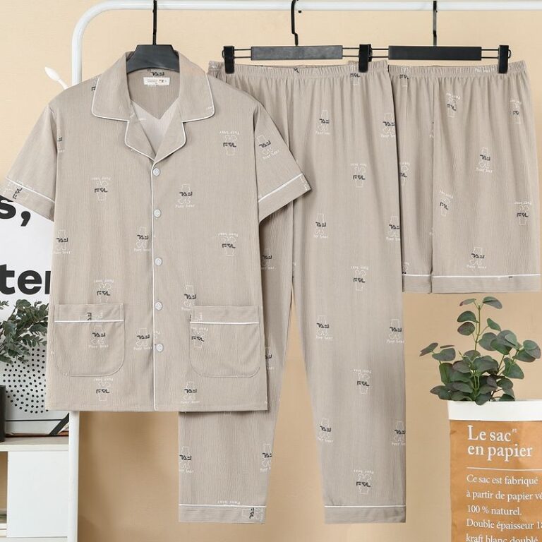 Men’s Summer Short-sleeve Pants For Spring And Autumn
