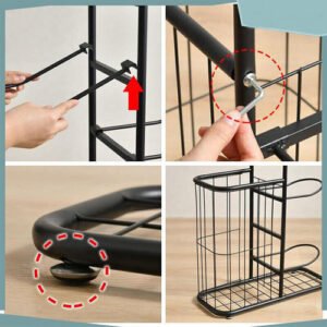 Basketball Soccer Ball Storage Rack Sport Ball Organizer Display Stand Holder