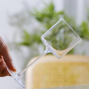 Japanese Crystal High Footed Cocktail Glass