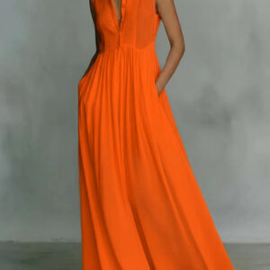 Long Vacation-style French-colored Dress