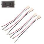 72-7800 Car Speaker Wiring Harness,4PCS Vehicle Door Speaker Harness Adapter Compatible With Accord Civic CRV CRX Fit Insight Element Pilot Odyssey Ridgeline Acura RL TL