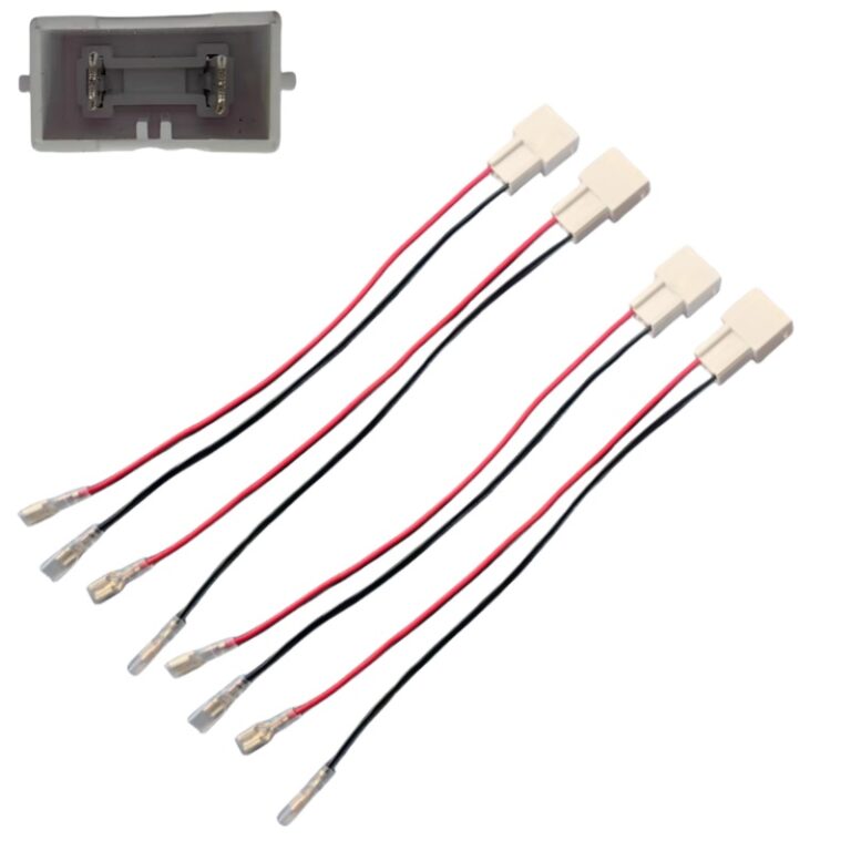72-7800 Car Speaker Wiring Harness,4PCS Vehicle Door Speaker Harness Adapter Compatible With Accord Civic CRV CRX Fit Insight Element Pilot Odyssey Ridgeline Acura RL TL