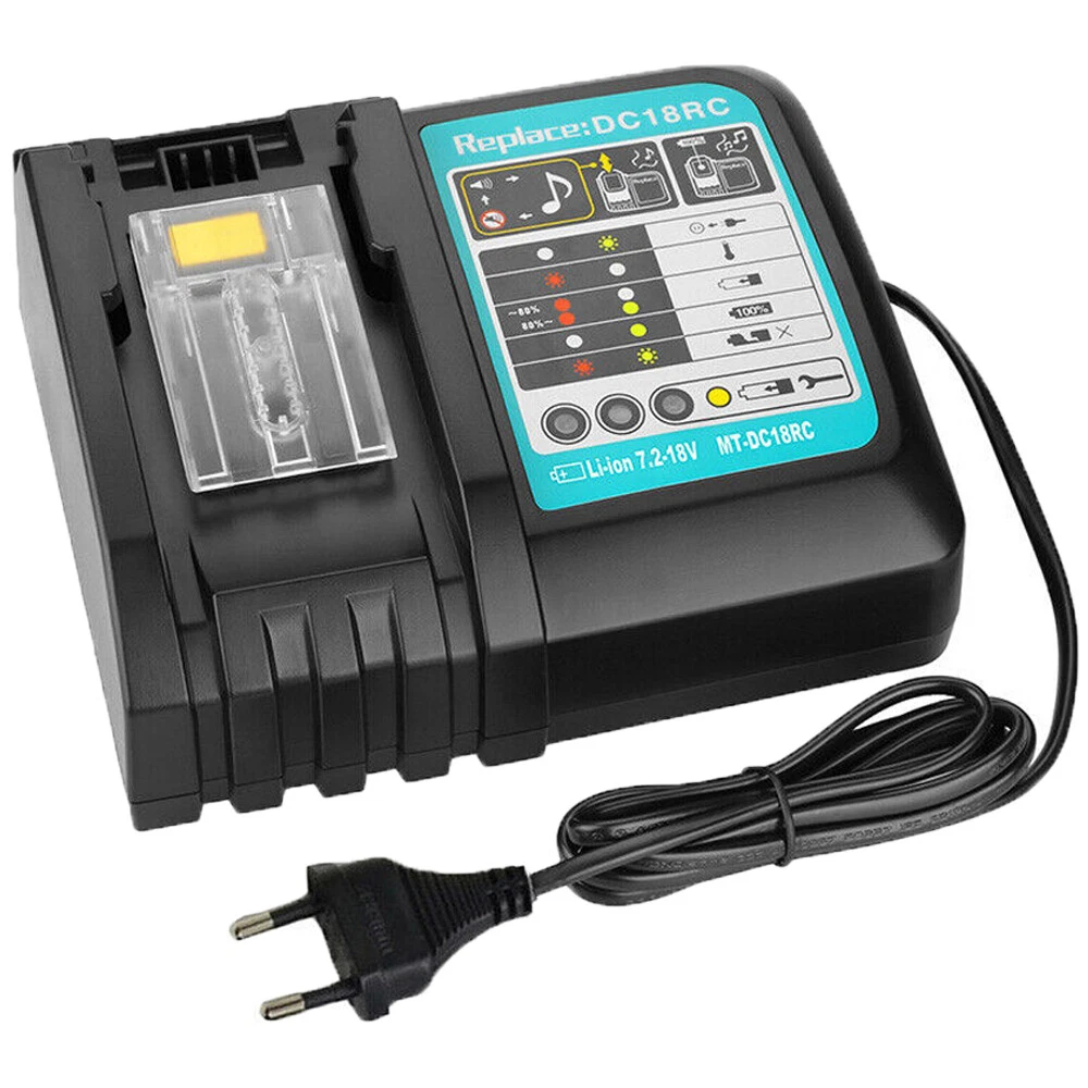 Support Pan European:Charger DC18RC For Makita Fast Charger 18V Li-Ion 14.4-18V Battery Brand New