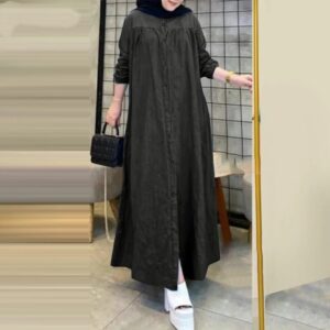 Bohemian Loose Plus-Size Long Cardigan