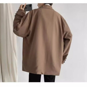 Men's Fashionable Loose All-Match Casual Suit Jacket