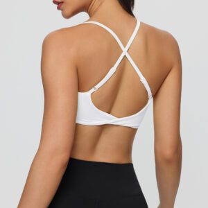 Adjustable-Strap Shock-Proof Running Fitness And Yoga Bra