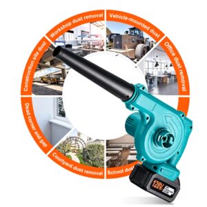 Support Pan European：2 IN 1 Battery Leaf Blower 18V Leaf Blower Blower Blower With 2 Batteries And Charger