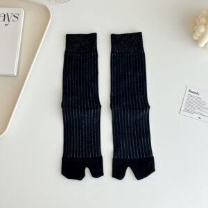 Split Toe Socks, Children's Mid Tube Socks, Summer Thin Pile Socks, Women's Shiny Silk Calf Socks, Two Finger Socks