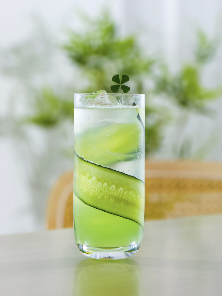 Lead Free Crystal Stripe Engraved Long Drinking Glass