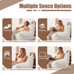 Bean Bag Chair For Adults, Oversized Comfy Beanbag Living Room Lazy Sofa For Bedroom & Dorm