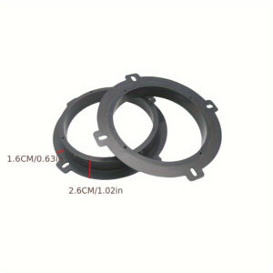 2PCS 6.5 Inch Car Door Speaker Adapter Spacer Ring Fit For Hyundai Elantra I30 Tucson Sonata XG300, Fit For Kia Amanti Forte Soul Optima Sedona, ABS Front Rear Speaker Adapter Brackets