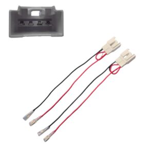 2pcs 4 PCS Car Door Speaker Wiring Harness, Audio Speaker Wire Cable Compatible With Ford Focus F-150 F-250 EcoSport Mazda 3 CX-5 CX-9 Speakers Adapter Connector Adaptor Plug