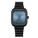 Unisex Square Couples Mesh-Strap Waterproof Watch