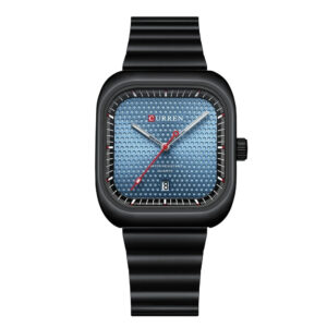 Unisex Square Couples Mesh-Strap Waterproof Watch