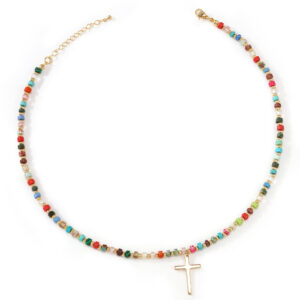 Colorful Beaded Double Layer Necklace
