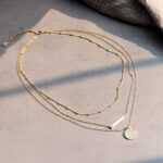 14K Gold Layered Choker Necklace